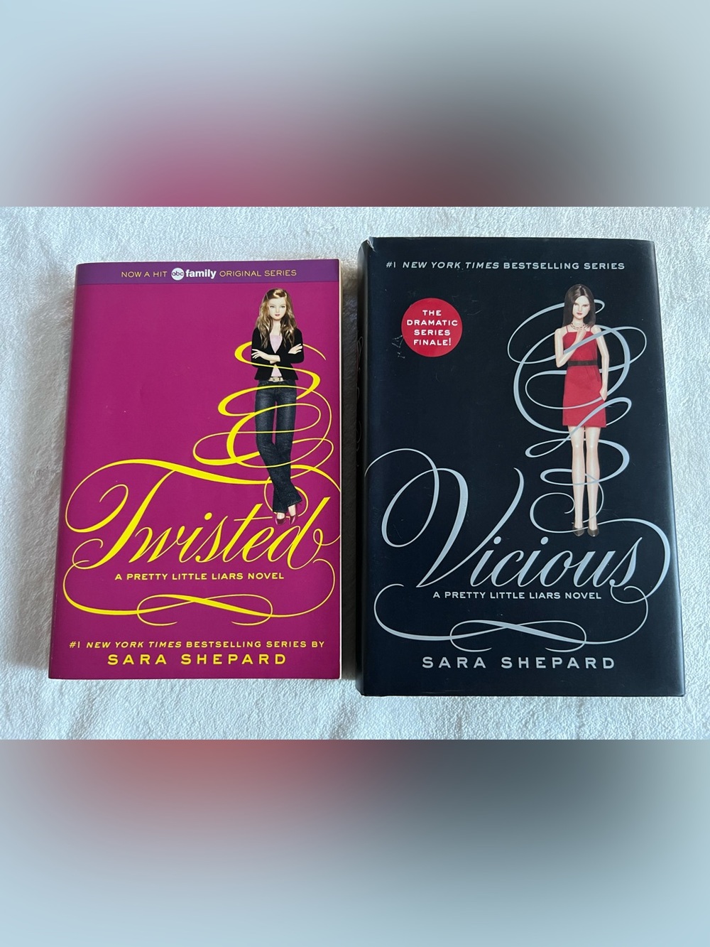 Lot of 2 Pretty Little Liars by Shepard 1st Edition Books (Twisted & Vicious)